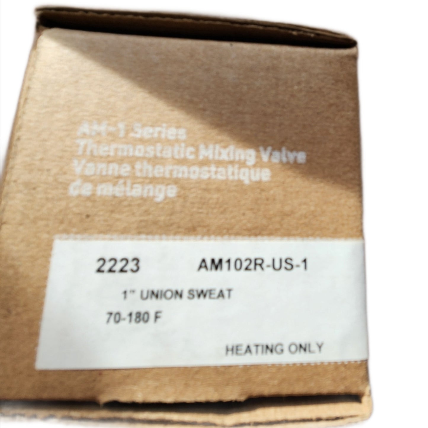 1" Sweat Mixing Valve for Heating ONLY