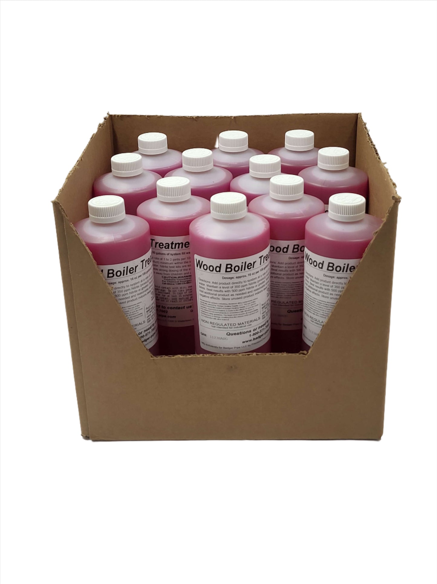 (12) (FULL CASE) 1Qt Wood Boiler Treatment, G2 W/Chemical Detection