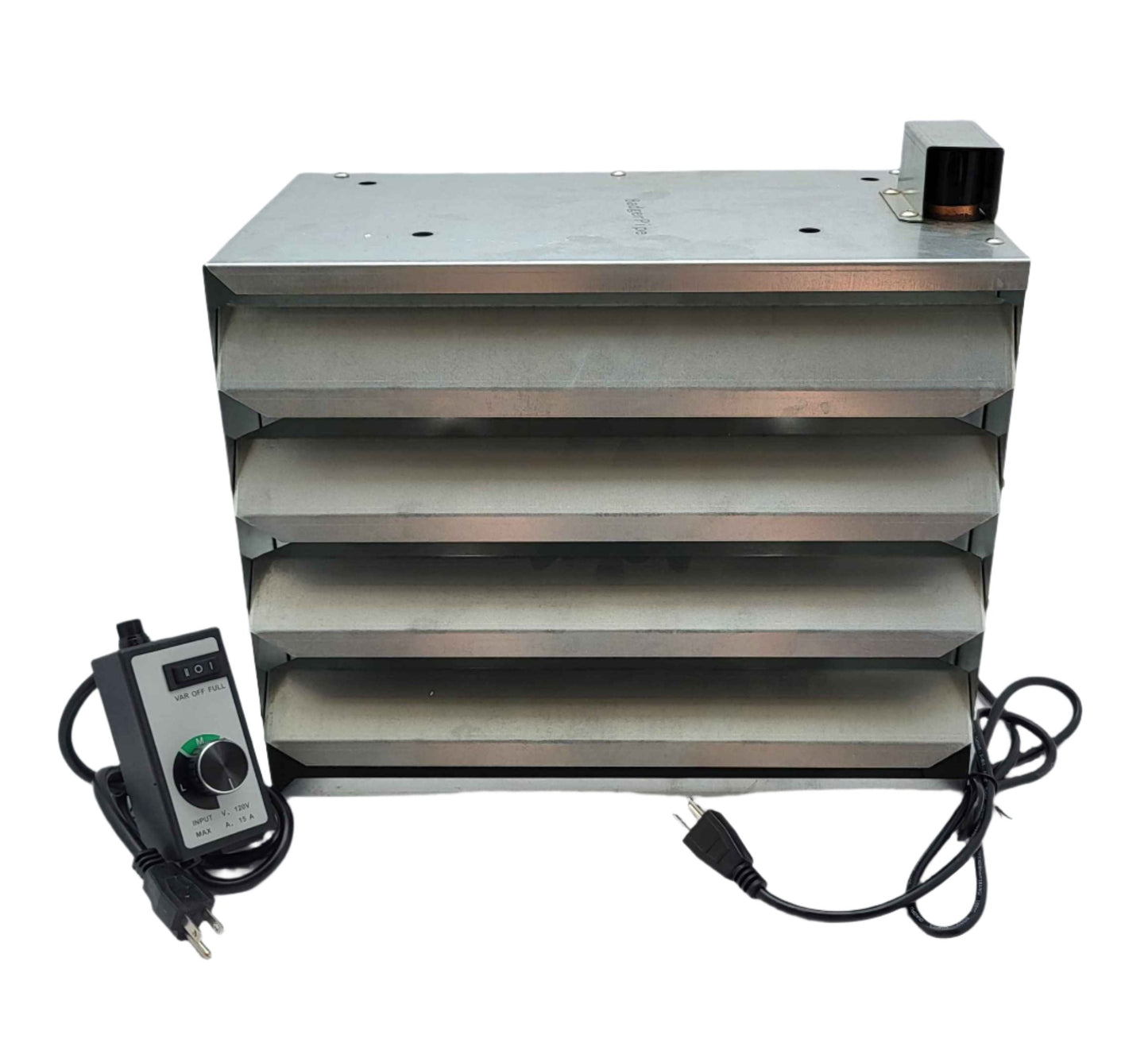 100k Top Port Hydronic hanging heater, NO WIRING NEEDED! Comes with Rheostat!