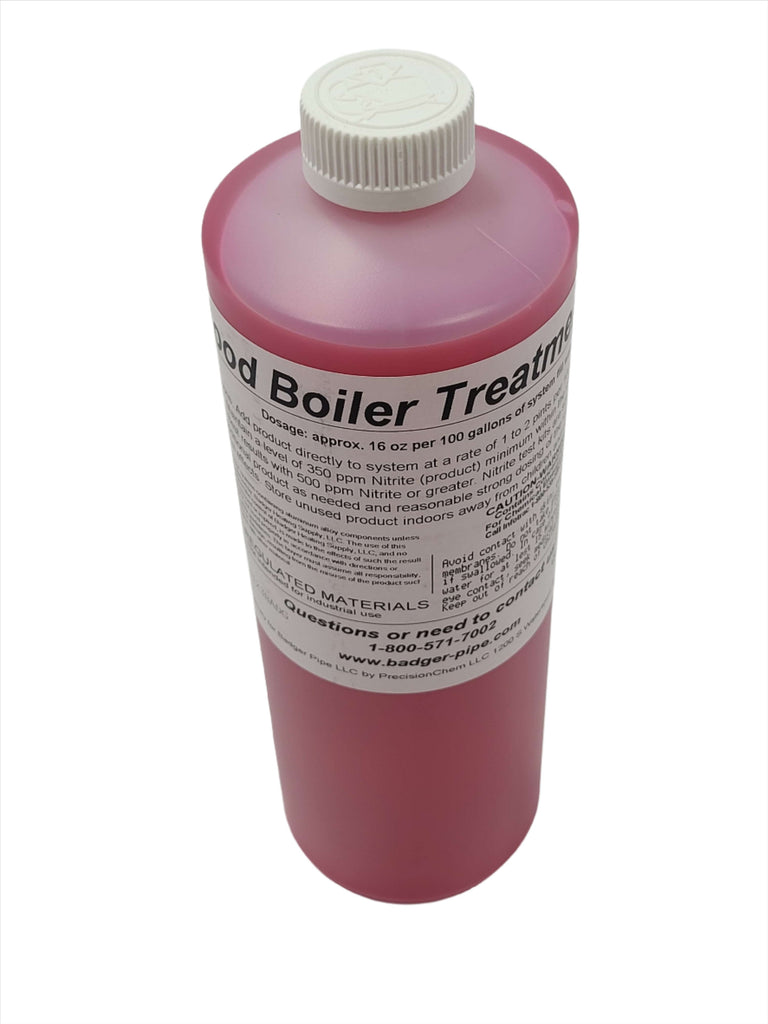 Wood Boiler Treatment 1Qt., G2 W/Chemical Detection Technology BadgerPipe