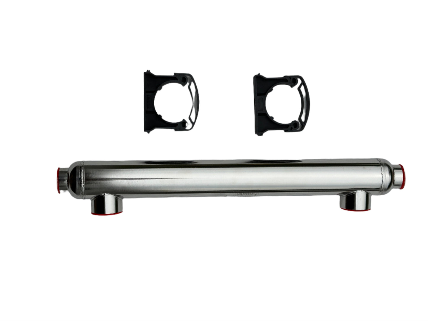 85,000 BTU Titanium Tube and Shell Heat Exchanger for Saltwater Pools/Spas ss