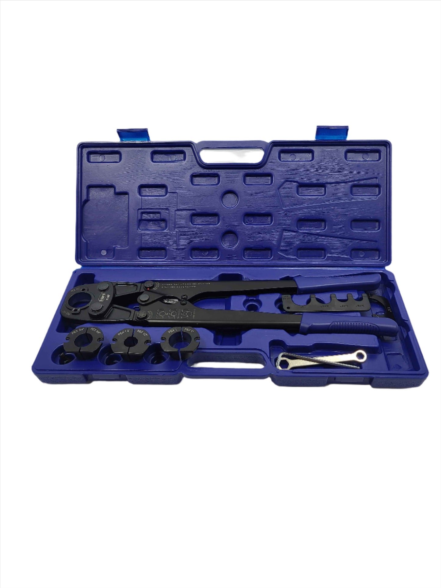 1 1/4" Pex crimp Multi-Tool with 1/2", 3/4", 1" Heads