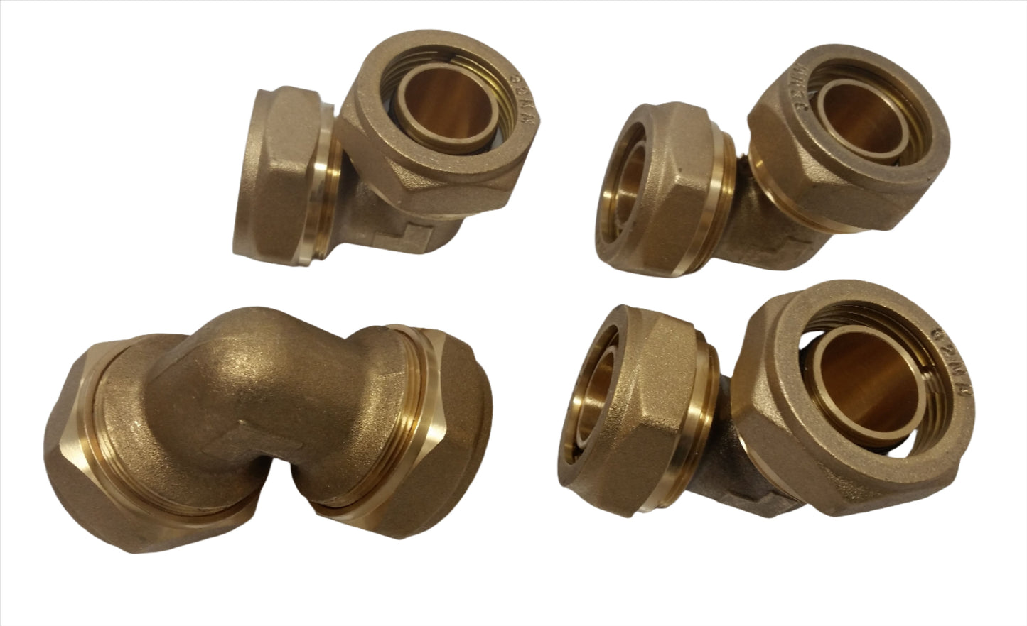 1" Pex-al-Pex Compression Elbow Fitting--Bag of 2