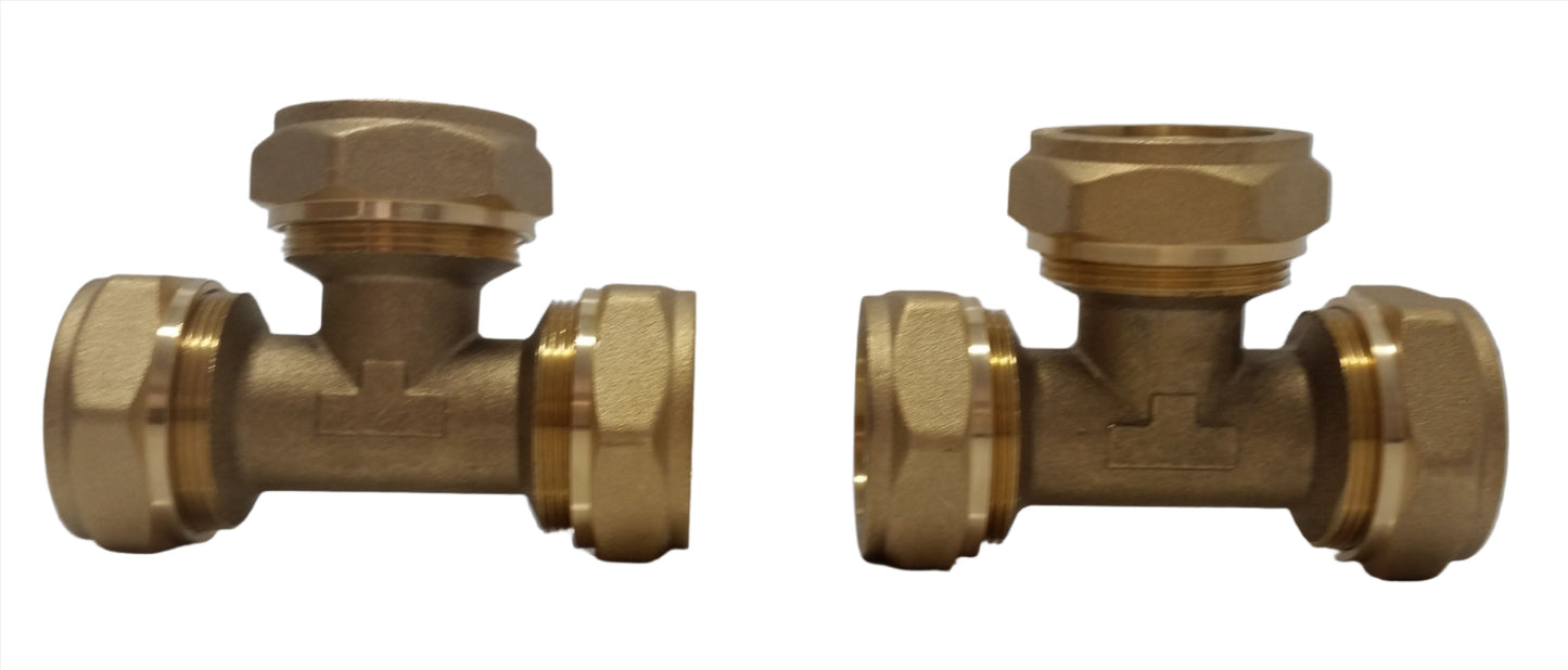 1 1/4" Pex-al-Pex Compression (4) Tee Fitting