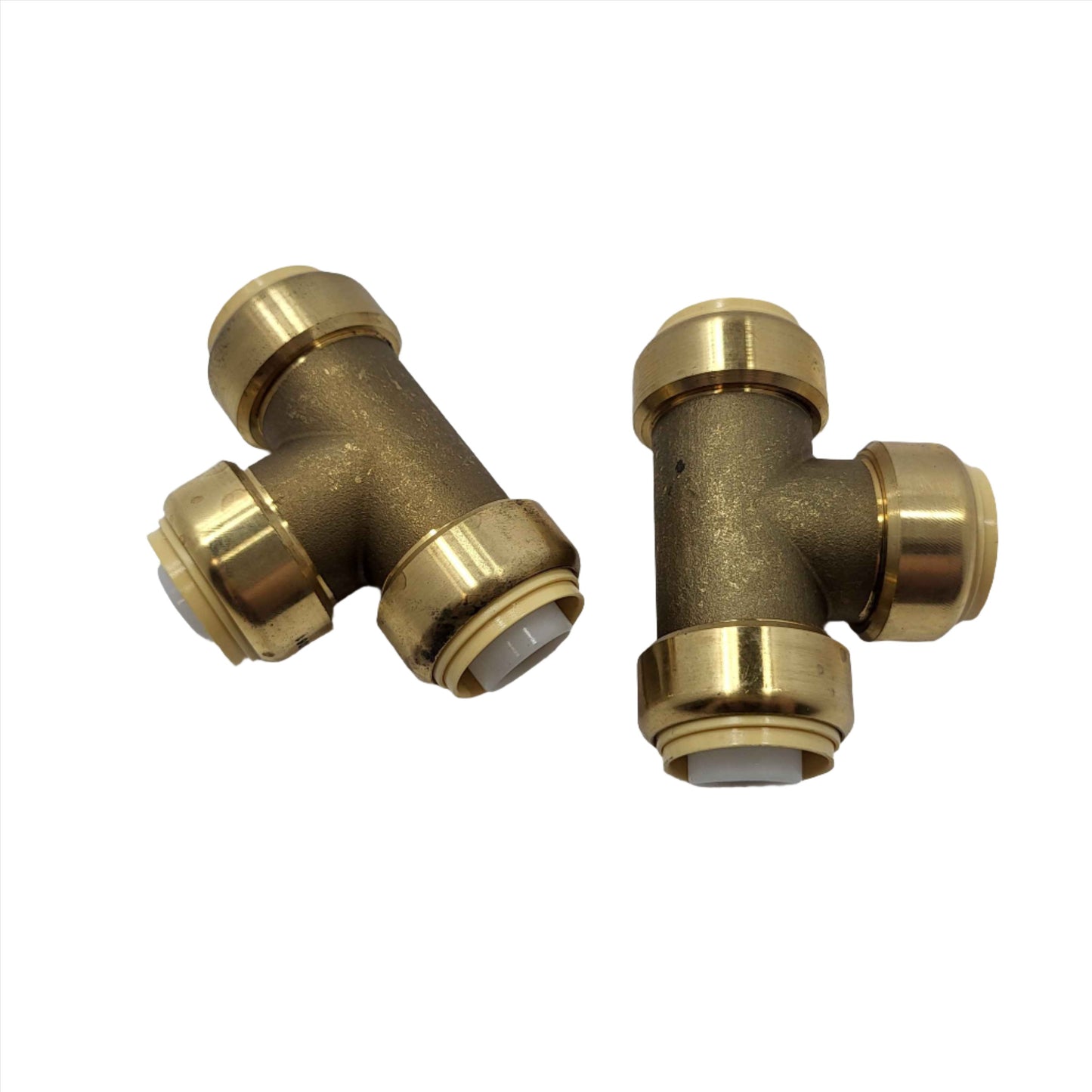 1" Push Fitting Tee ~~Bag of 4~LEAD FREE!