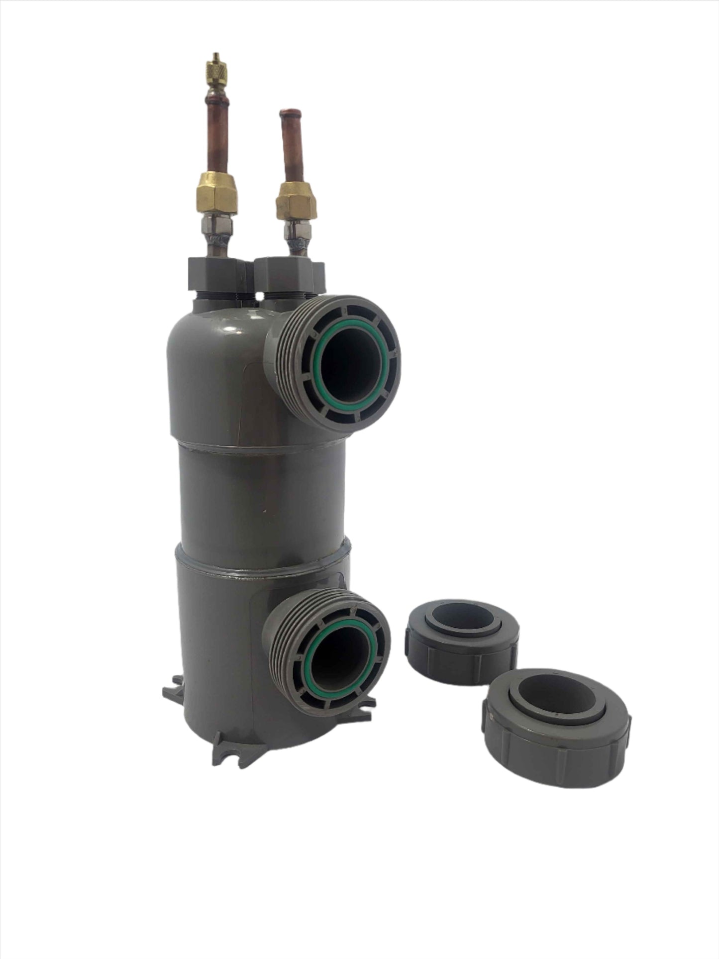 9.5KW Plastic, titanium tube and shell for heating and refrigeration.