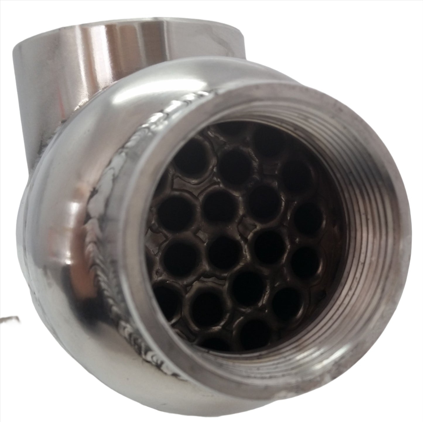 85,000 BTU Titanium Tube and Shell Heat Exchanger for Saltwater Pools/Spas ss