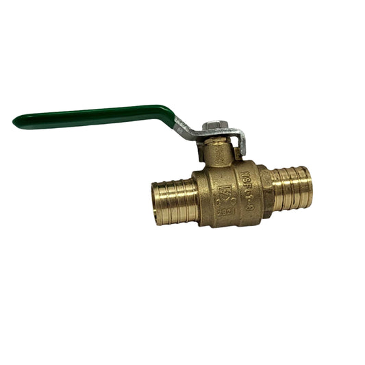 3/4" x 3/4" Pex X Pex Ball Valve--Box of 10