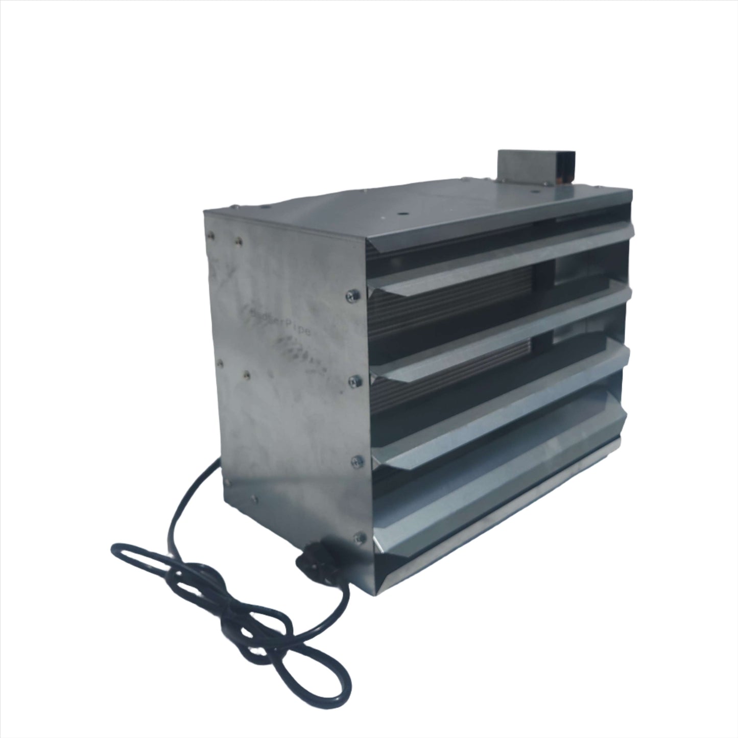 100k Top Port Hydronic hanging heater, W/ CORD, Variable speed fan,& THERMOSTAT