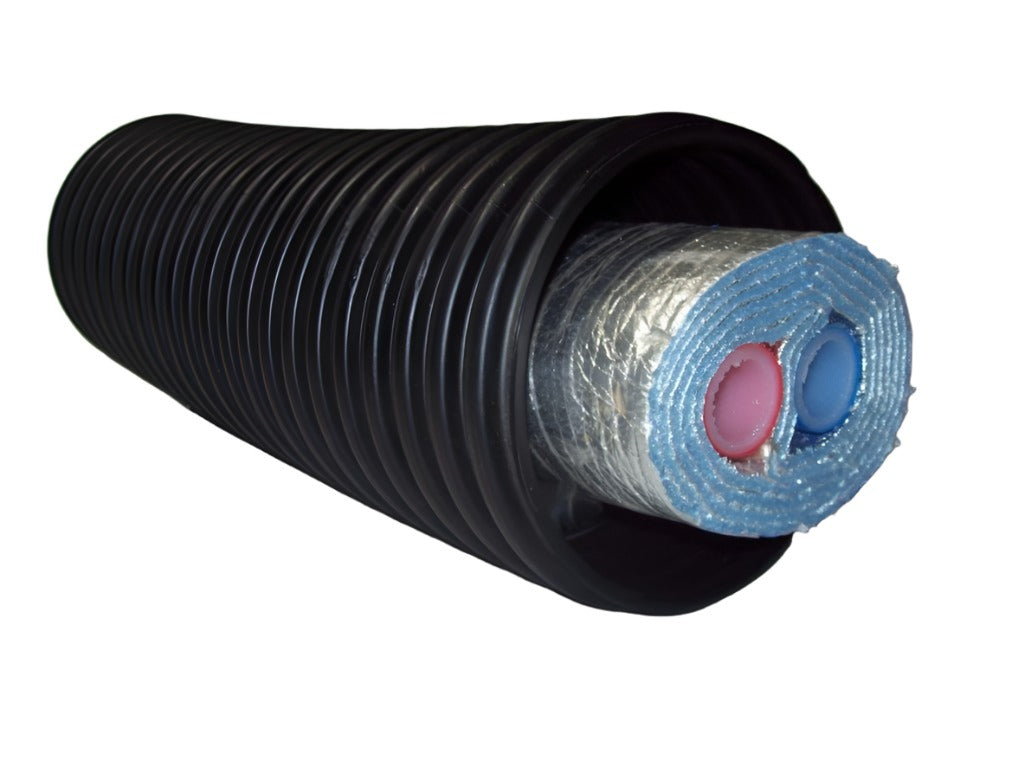 Insulated Pipe 5 Wrap 1' Rehau Oxygen Barrier (2-1' lines)