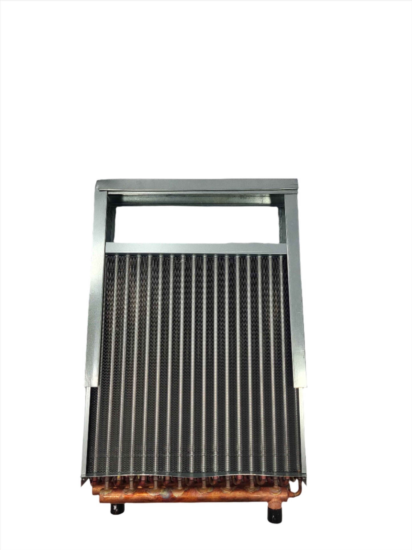 12x24 Water to Air Heat Exchanger 1" Copper Ports With Install Kit