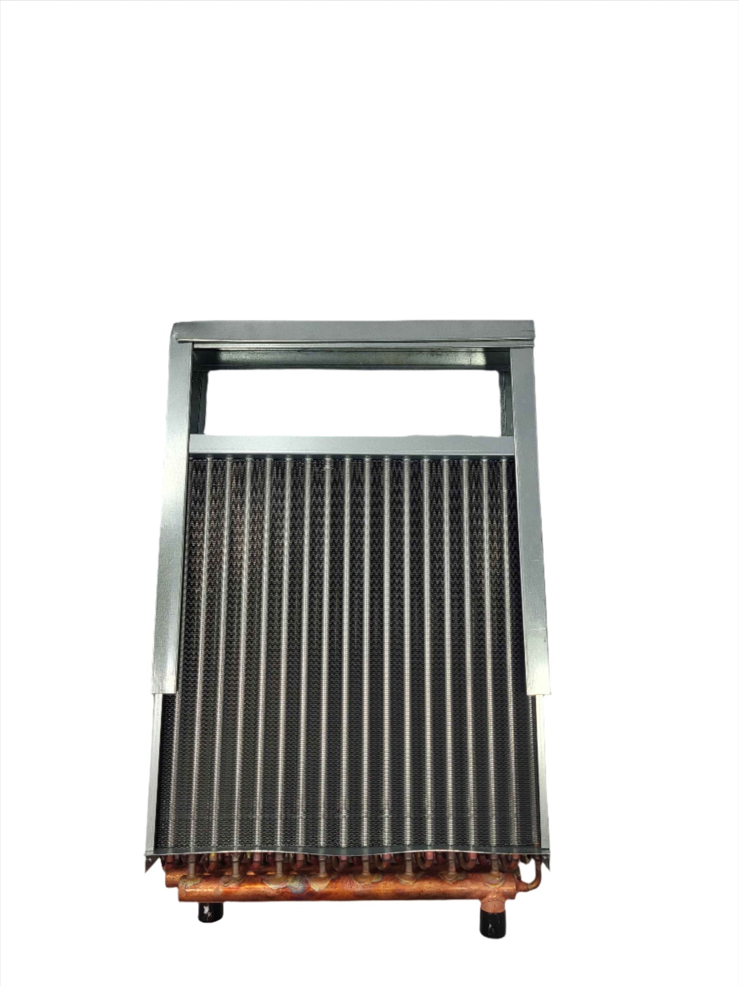 8x8 Water to Air Heat Exchanger 1" Copper Ports With Install Kit