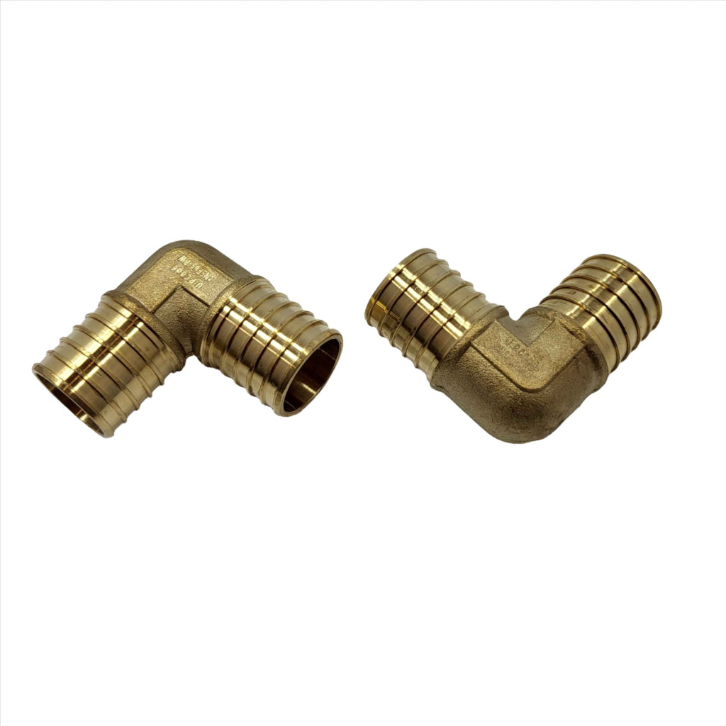 PXE050 - Bluefin PXE050 - 1/2 PEX x 1/2 PEX Brass 90 Elbow (Lead Free