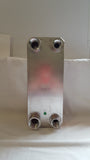 NEW! 20 Plate Water to Water Plate Heat Exchanger 1" & 3/4" FPT Ports W/Brackets