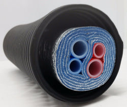 200 Ft of Commercial Grade EZ Lay 5 Wrap Insulated (2)1" (2) 3/4" OB PEX Tubing