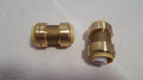3/4" Push Fitting Coupling ~~Bag of 10~LEAD FREE!