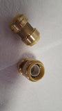 1/2" Push Fitting Coupling~~Bag of 4~LEAD FREE!