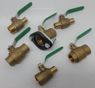 Pex and Flanged Ball Valves~~Lead Free!