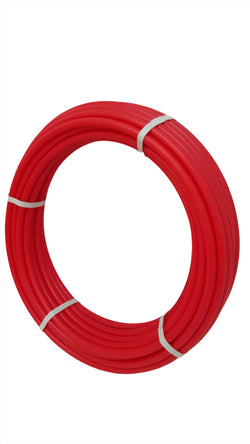 1 1/4" Non-Oxygen Barrier 100' Red PEX tubing for heating and plumbing