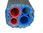 Insulated Pipe 3 Wrap, (4) 1' Non Oxygen Barrier lines - No Tile