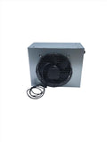 200k Side Port Hydronic hanging heater, Variable speed fan NO WIRING NEEDED!  Comes with Thermostat