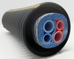 Insulated Pipe 3 Wrap, (2) 1" Oxygen Barrier (2) 1" Oxygen Barrier lines