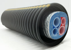 Insulated Pipe 3 Wrap, (2) 1" Non Oxygen Barrier and (2) 3/4" Oxygen Barrier lines