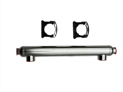 155,000 BTU Stainless Steel Tube and Shell Heat Exchanger for Pool/Spas ss