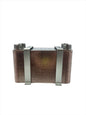 70 Plate 5x12 Water to Water Brazed Plate Heat Exchanger 1 1/4" MPT Ports w/ Brackets
