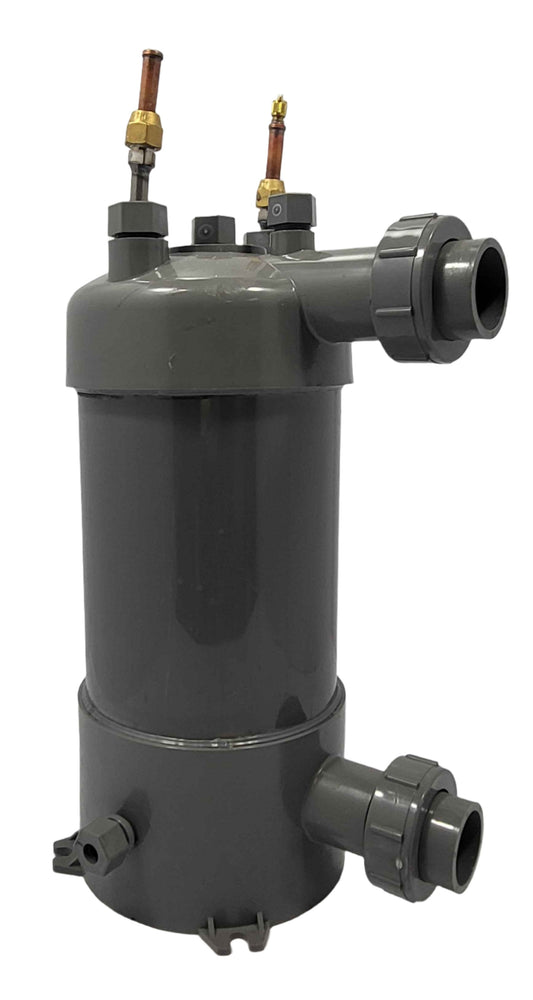 12KW Plastic, titanium tube and shell for heating and refrigeration.
