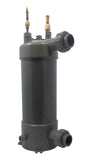 36KW Plastic, titanium tube and shell for heating and refrigeration.