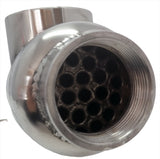 210,000 BTU Stainless Steel Tube and Shell Heat Exchanger for Pools/Spas  os