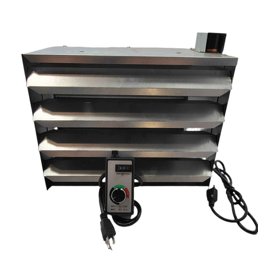 50k Top Port Hydronic hanging heater, w/CORD, VARIABLE SPEED AND Rheostat!