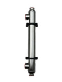 300k BTU Titanium Tube and Shell Heat Exchanger for Saltwater Pools/Spas  ss