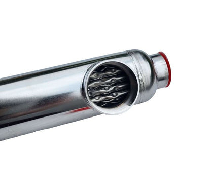 155,000 BTU Stainless Steel Tube and Shell Heat Exchanger for Pool/Spas ss