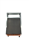 18x22  Water to Air Heat Exchanger 1" Copper Ports with install kit