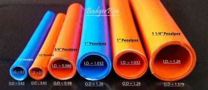 EZ Lay Five Wrap Commercial Grade  Insulated 1" Pex AL Pex Tubing NO TILE