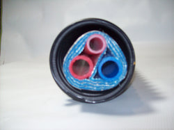 Insulated Pipe 3 Wrap, (2) 1' Non Oxygen Barrier and (1) 3/4' Non Oxygen Barrier lines