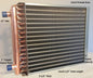 12x12 Water to Air Heat Exchanger~~1" Copper Ports w/ EZ Install Front Flange