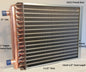 15x21 Water to Air Heat Exchanger~~1" Copper Ports w/ EZ Install Front Flange