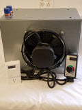 150k Top Port Hydronic hanging heater, w/CORD, RHEOSTAT & THERMOSTAT