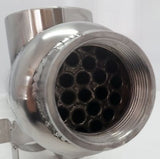 210k BTU Titanium Tube and Shell Heat Exchanger for Saltwater Pools/Spas  ss