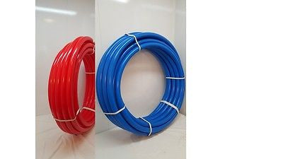 3/4" 600'~300' RED & 300' BLUE Certified Non-Barrier PEX Tubing Htg/Plbg