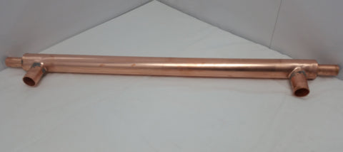 24" Copper Tube and Shell Sidearm