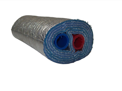 Insulated Pipe 5 Wrap 1 1/4' Oxygen Barrier (2-1 1/4' lines) - No Tile
