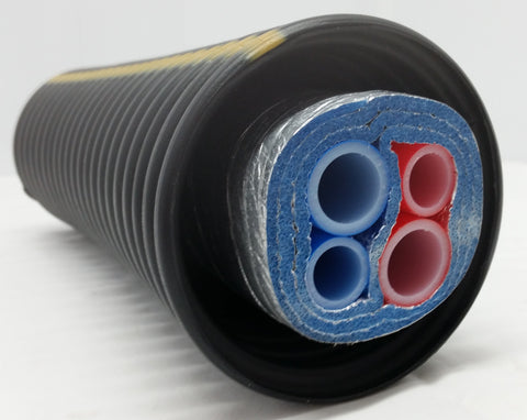 Insulated Pipe 3 Wrap, (2) 1' Oxygen Barrier (2) 3/4" Oxygen Barrier lines
