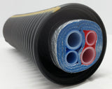 Insulated Pipe 3 Wrap, 1' Rehau Non Barrier (4) 1" lines