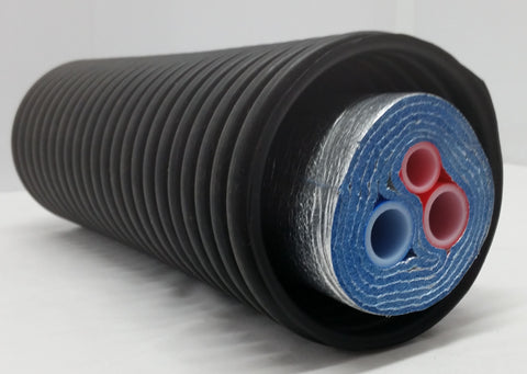 Insulated Pipe 5 Wrap, (3) 1" Oxygen Barrier lines