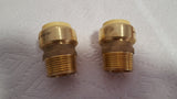 3/4" MPT (Male Pipe Thread) Push Fitting~~Bag of 10~LEAD FREE!