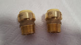 1" MPT (Male Pipe Thread) Push Fitting~~Bag of 4~LEAD FREE!